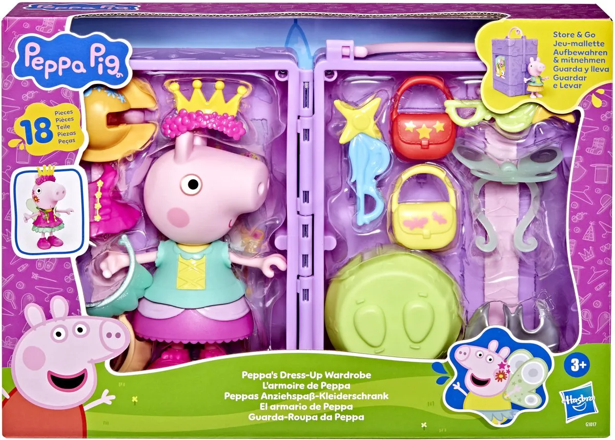 Hasbro Peppa Pig Kledingkast Speelset Multicolor