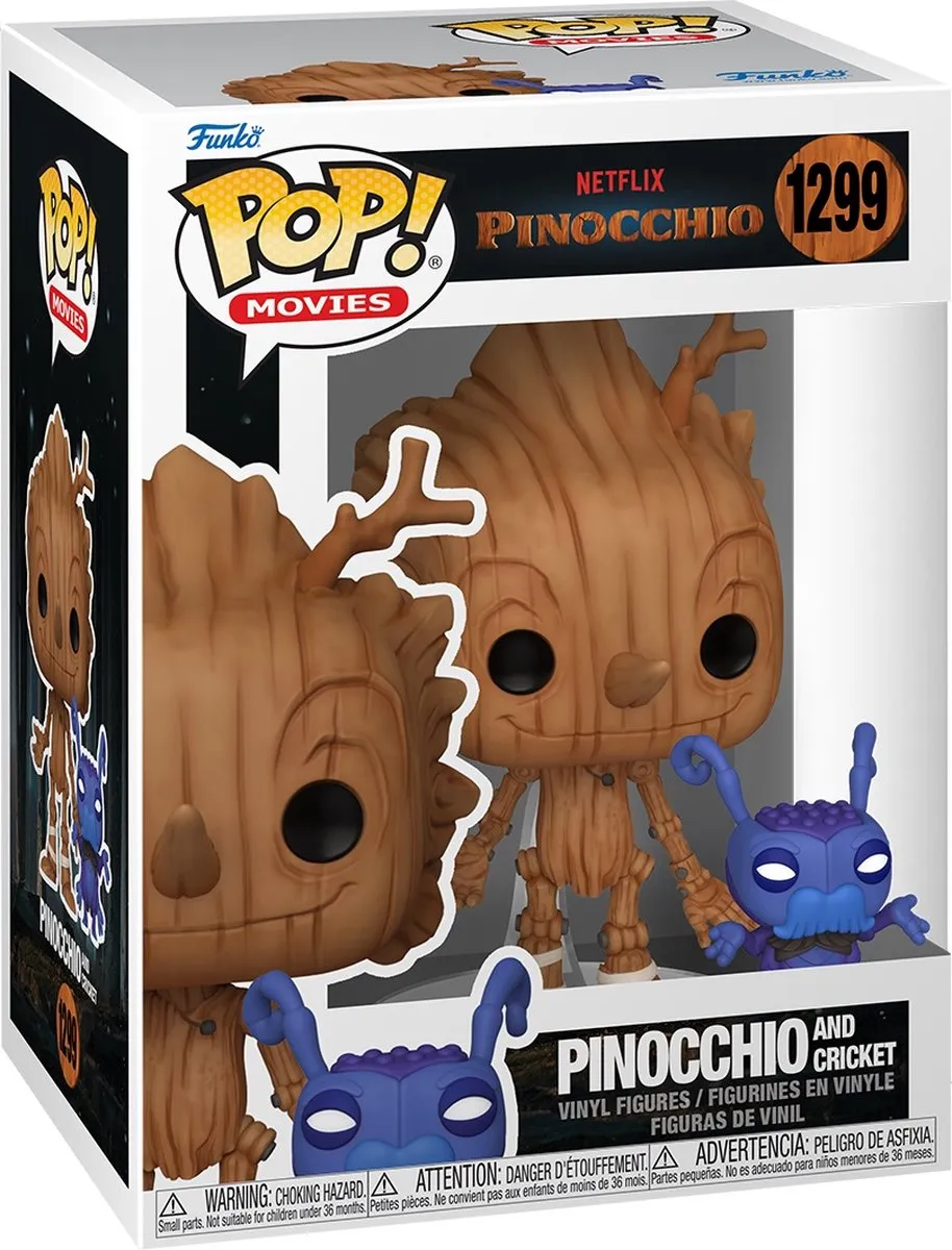 Funko Pop Movies Pinocchio & Cricket #1299 - Multi