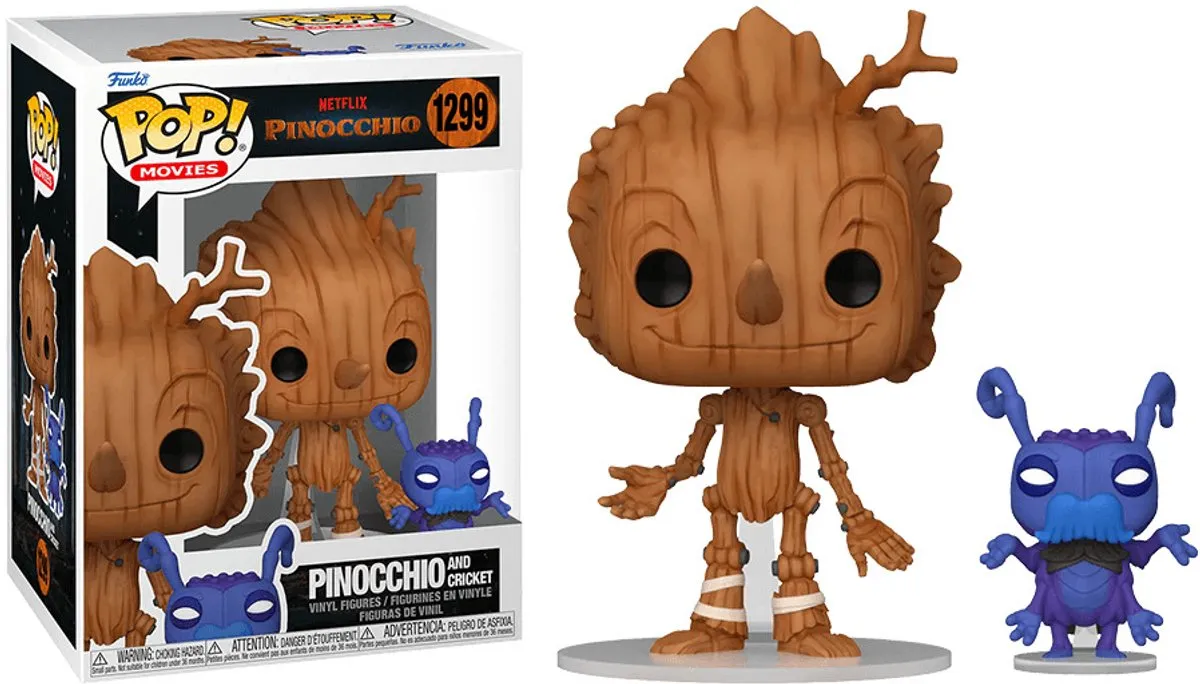 Funko Pop Movies Pinocchio & Cricket #1299 - Multi