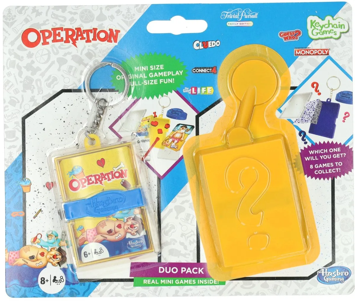 Hasbro Dokter Bibber Mini Game Sleutelhanger