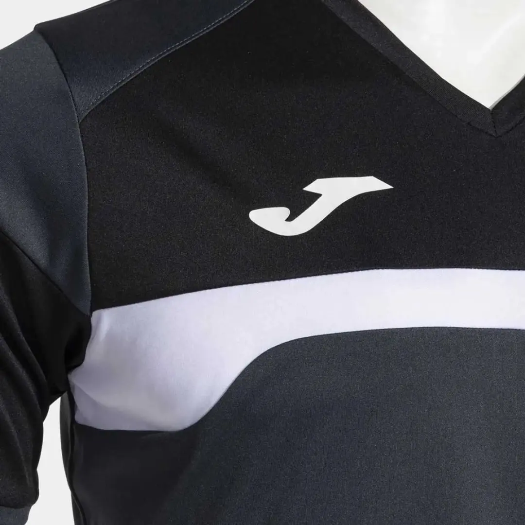 Joma Danubio III Set - Korte Broek & Shirt 4-5 Jaar - Zwart/Grijs - afbeelding 3 van 4