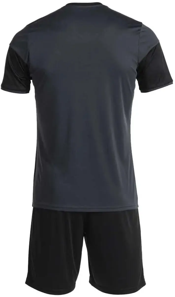 Joma Danubio III Set - Korte Broek & Shirt 4-5 Jaar - Zwart/Grijs - afbeelding 2 van 4