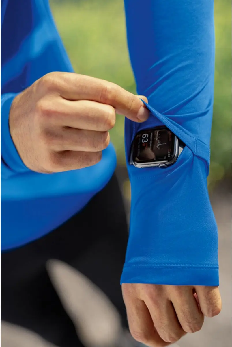 Erima Racing Running Longsleeve Kinderen 128 - Royal
