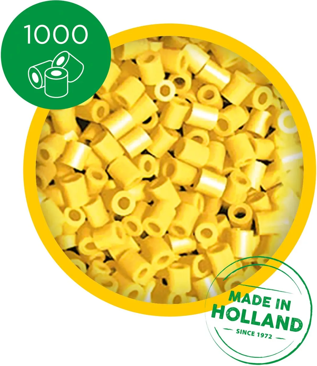 SES Creative Beedz Strijkkralen Geel - 1000 Stuks