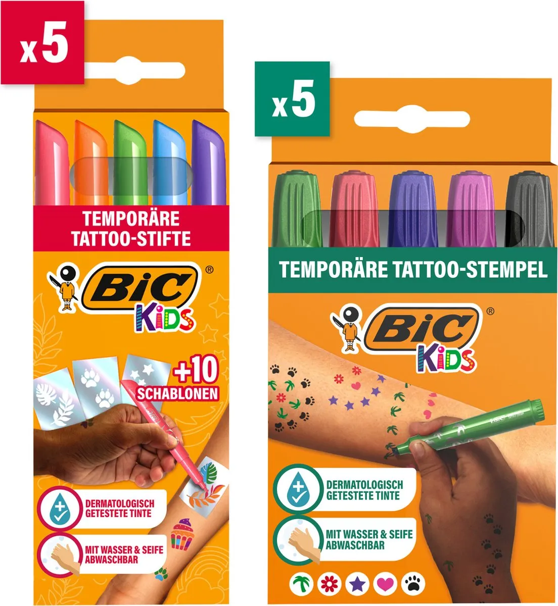 Bic Kids Neptattoo Tijdelijke Tattoo Set