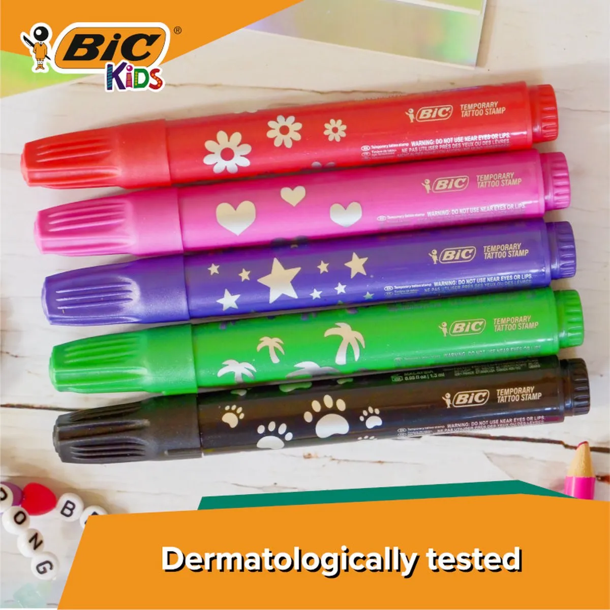 Bic Kids Neptattoo Tijdelijke Tattoo Set - 10 Stuks