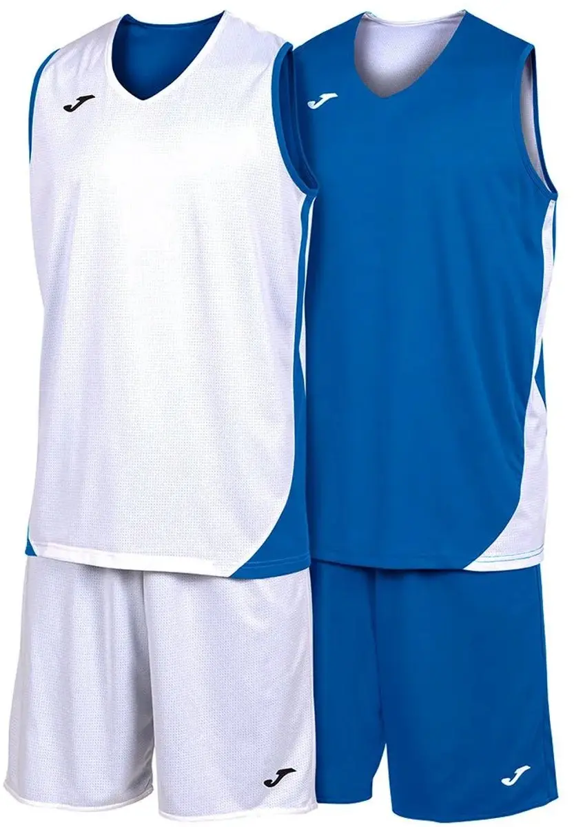 Joma Kansas Set M - T-shirt & Korte Broek Royal/Wit - afbeelding 2 van 2