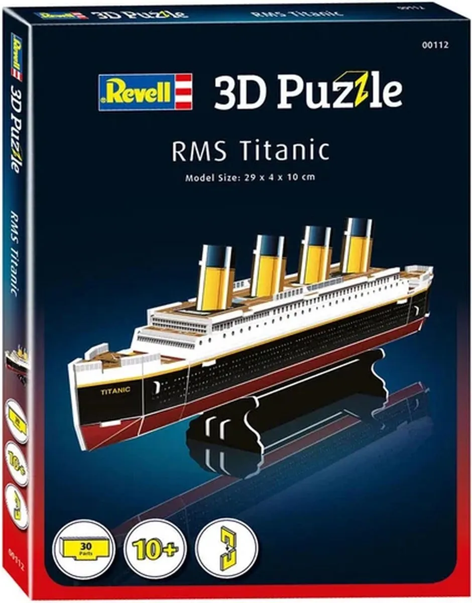 Revell RMS Titanic 3D Puzzel - 30 Stukken - Multi