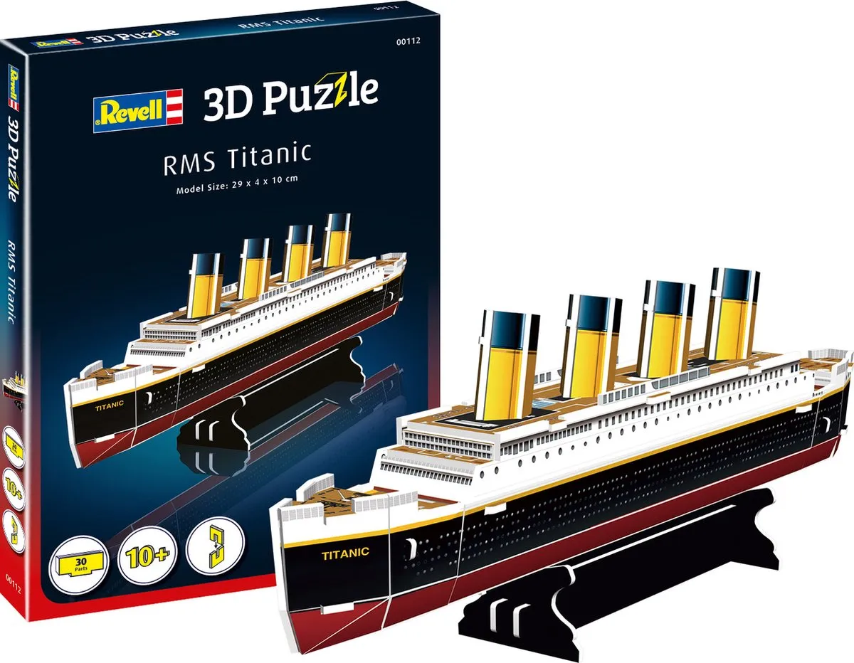 Revell RMS Titanic 3D Puzzel - 30 Stukken - Multi