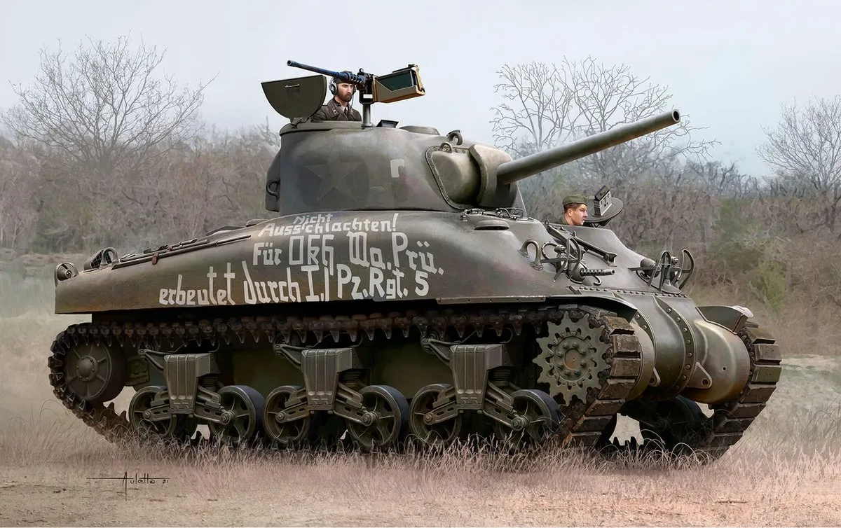 Revell Sherman M4A1 Tank Modelbouwpakket 1:72 - Multi