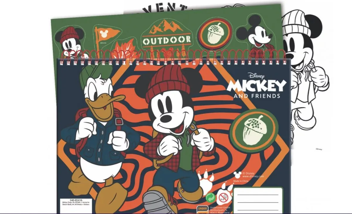Disney Mickey Mouse Schetsboek A4