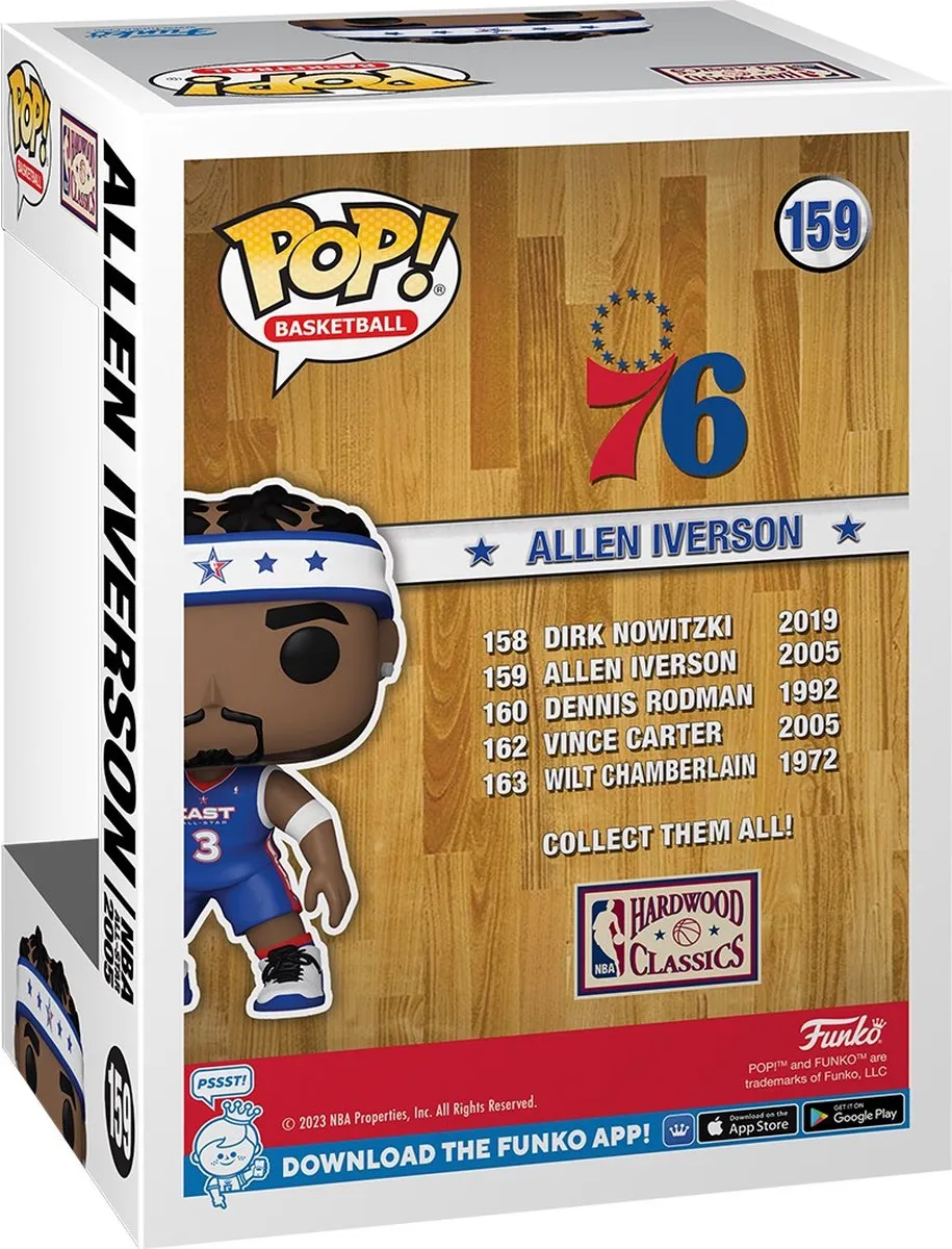 Funko Pop Basketball Legends Allen Iverson #159 - Multi