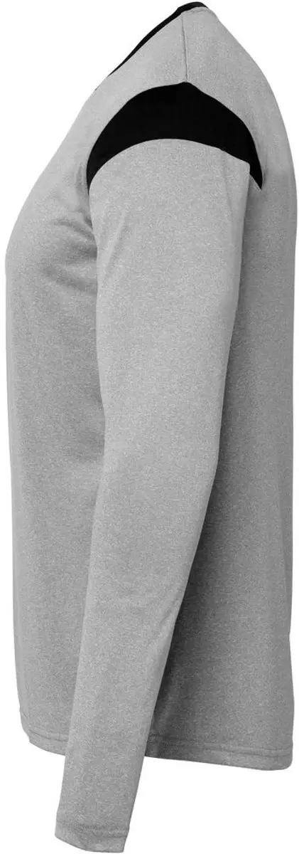 Uhlsport Squad 27 Voetbalshirt Lange Mouw Heren - Grijs/Zwart 3XL