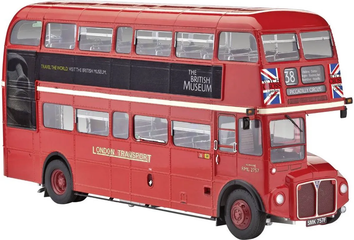 Revell 07651 London Bus Modelbouwpakket - 1:24 - 391 Onderdelen - Multi