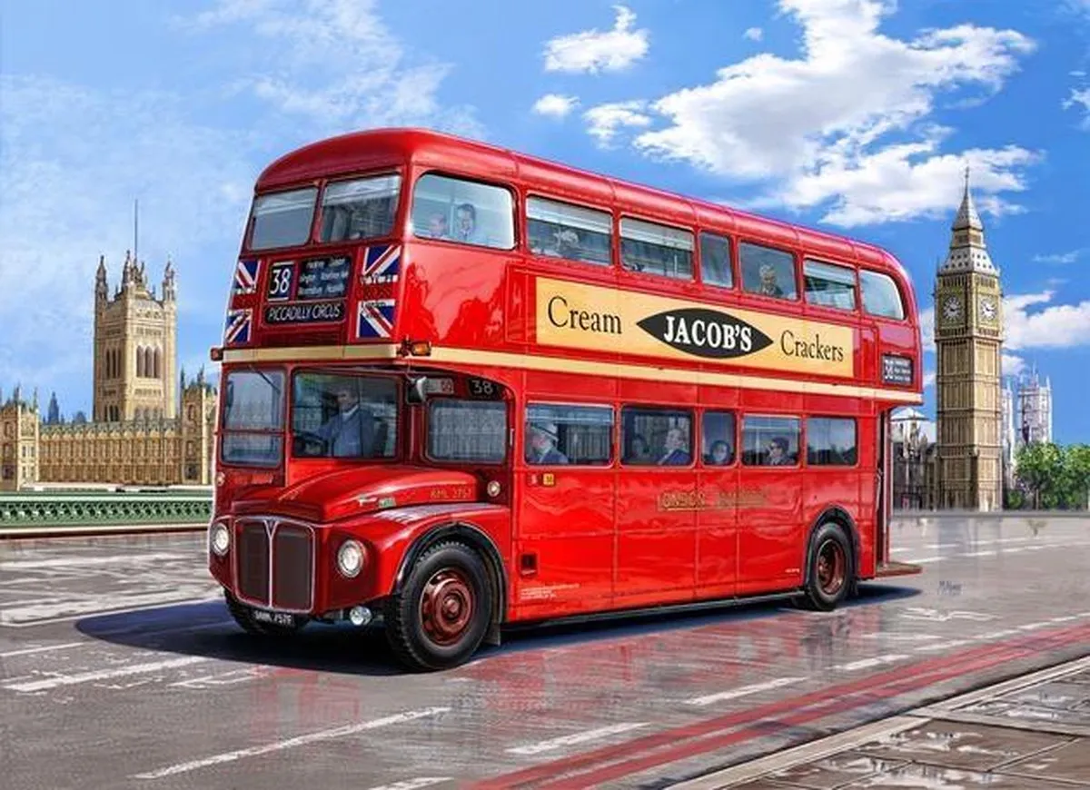 Revell 07651 London Bus Modelbouwpakket - 1:24 - 391 Onderdelen - Multi