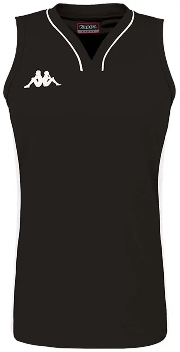 Kappa Caira Mouwloos T-shirt Zwart L Vrouw
