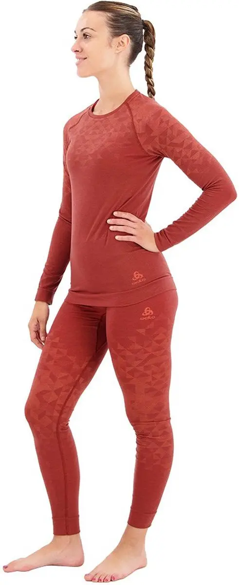 ODLO Kinship PW 200 Leggings - L - Spiced Apple Melange - afbeelding 5 van 6