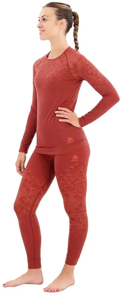 ODLO Kinship PW 200 Leggings - L - Spiced Apple Melange - afbeelding 6 van 6