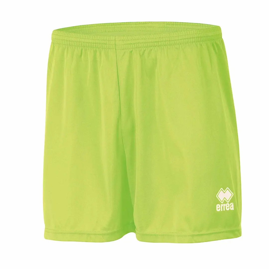Errea New Skin Jr Korte Broek Fluogroen