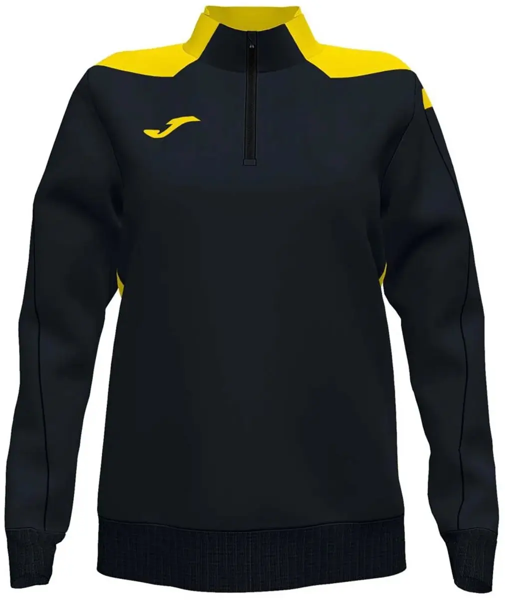 Joma Championship Vi Sweatshirt - 116 cm - Meisje - Zwart/Geel - afbeelding 6 van 6