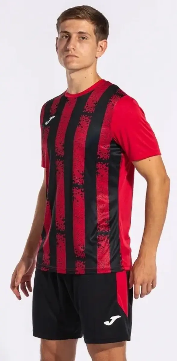 Joma Inter III T-shirt - 2XL - Rood/Zwart - afbeelding 6 van 6