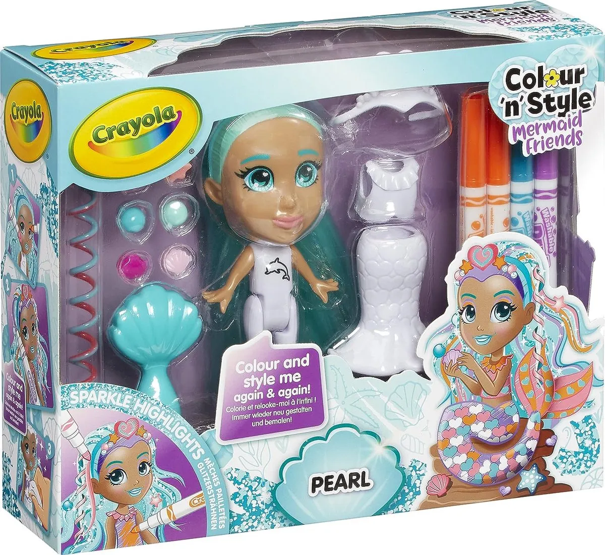 Crayola Color Style Mermaid Friends Pearl Hobbypakket - Divers