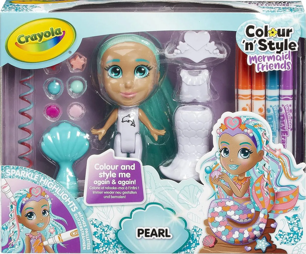 Crayola Color Style Mermaid Friends Pearl Hobbypakket