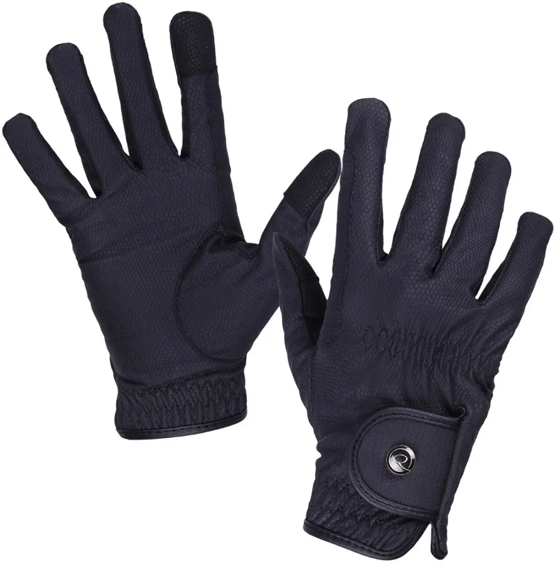 QHP Rijhandschoenen Force Winter Zwart