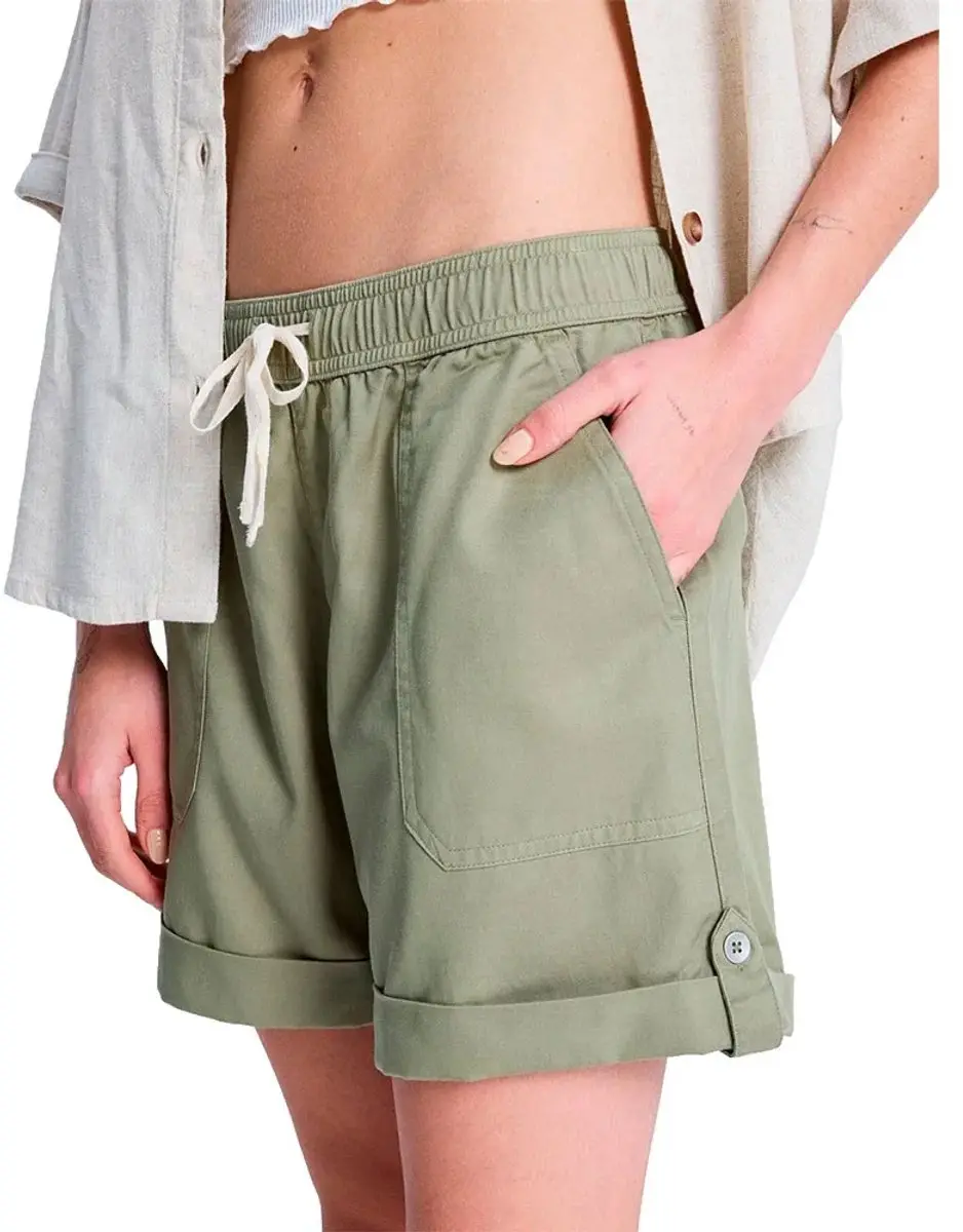 Roxy Sweetest Day Korte Sportbroek XS - Oil Green