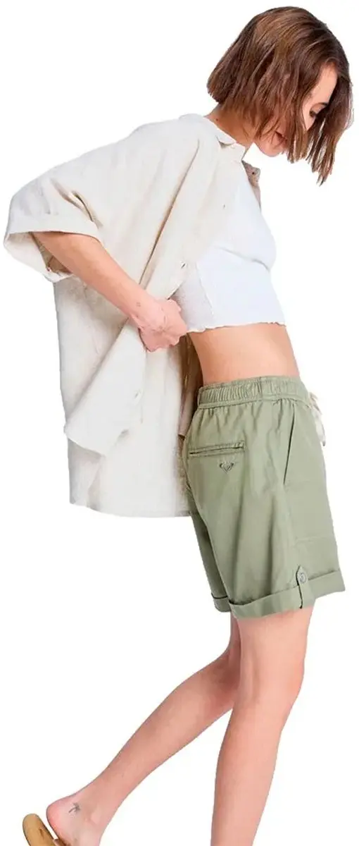 Roxy Sweetest Day Korte Sportbroek XS - Oil Green