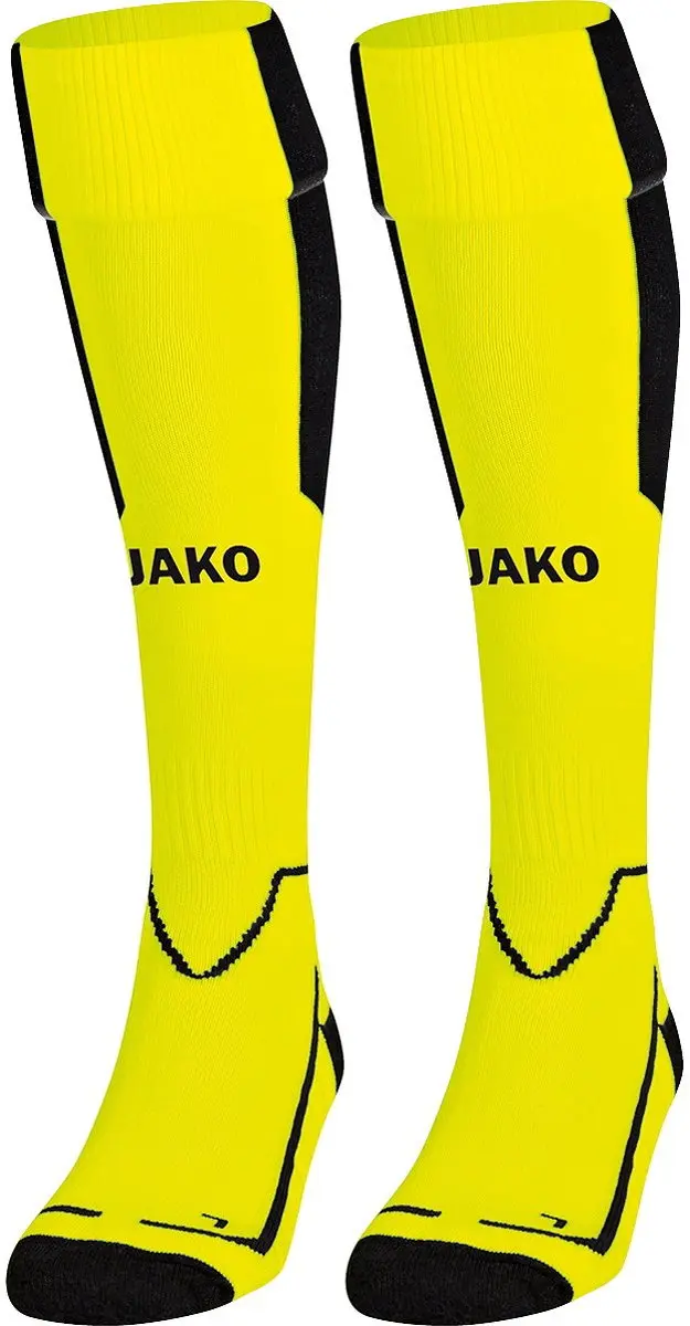 JAKO Lazio Voetbalkousen - Zwart/Fluogeel 39-42