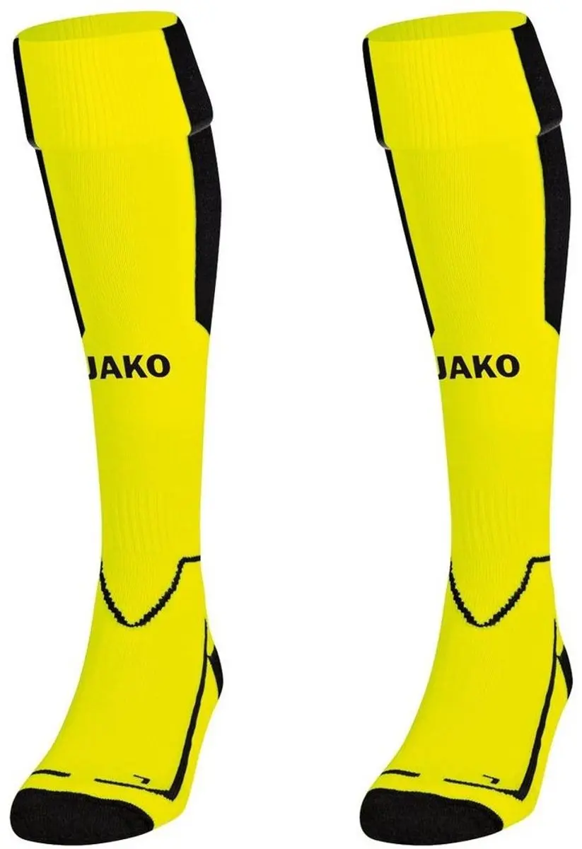 JAKO Lazio Voetbalkousen - Zwart/Fluogeel 39-42