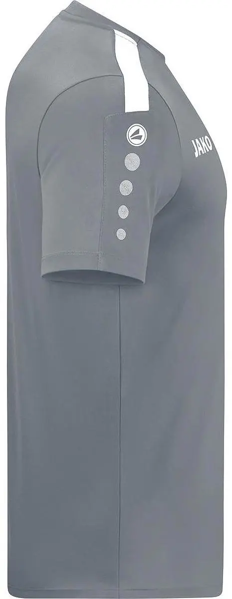 JAKO Power Shirt Korte Mouw Kinderen 140 - Steengrijs