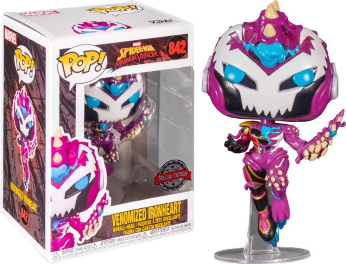 Funko Pop! Marvel Spider-Man Maximum Venom Ironheart #842