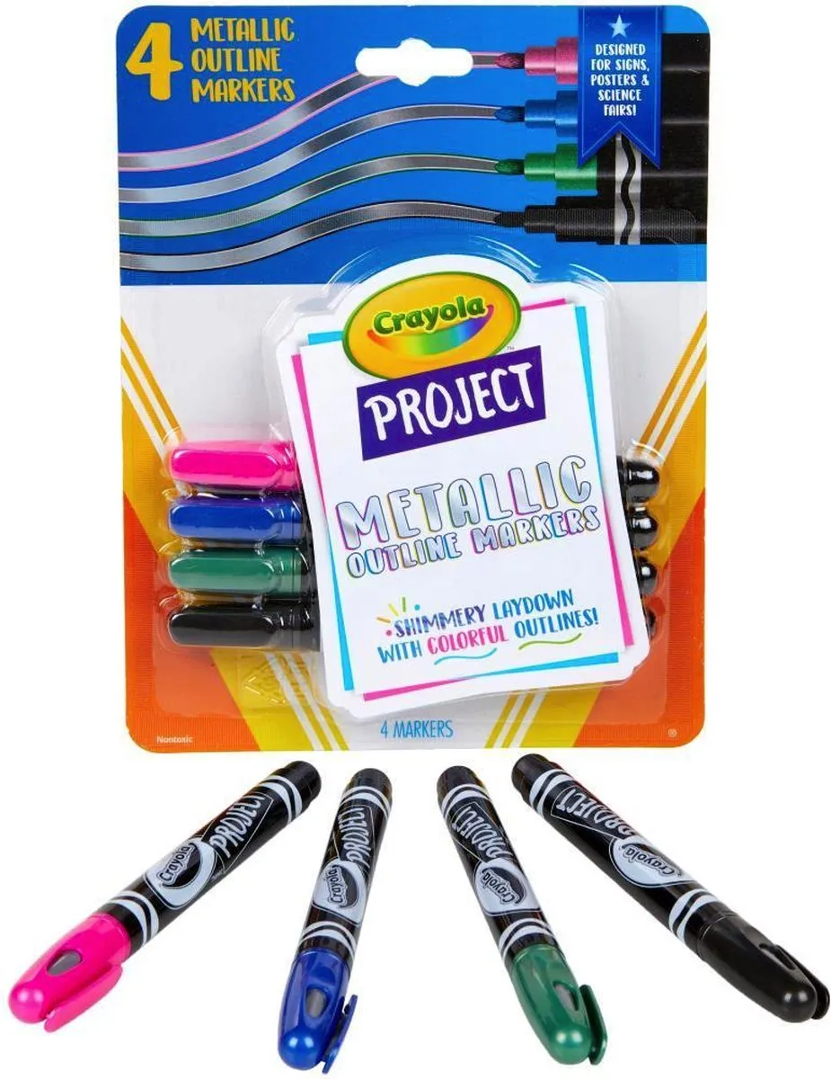 Crayola Projectlijn Markers Metallic