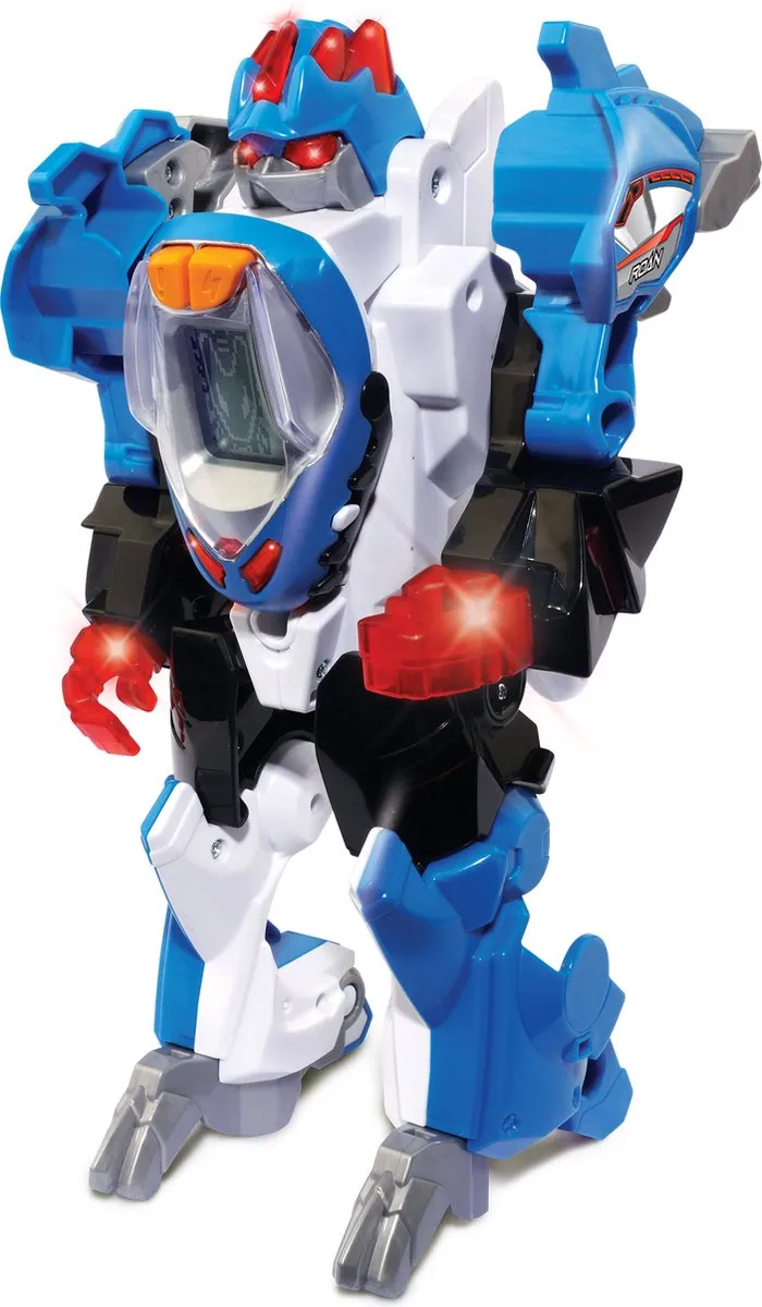 VTech Switch & Go Dinos - Roan Raptor Robot - Kinder Speelgoed Dinosaurus - Interactief Robot Speelfiguur - Vanaf 4 Jaar en ouder