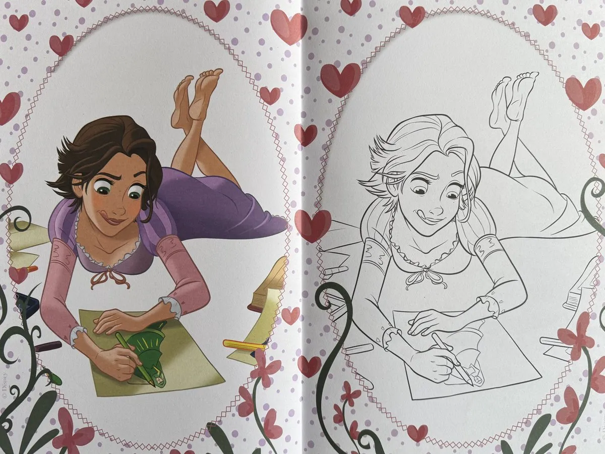 Disney Princess Kleurboek - 32 Pagina's - Multicolor - afbeelding 5 van 6