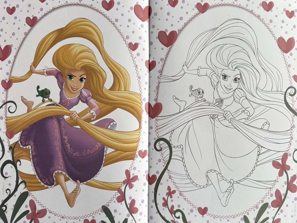 Disney Princess Kleurboek - 32 Pagina's - Multicolor - afbeelding 3 van 6