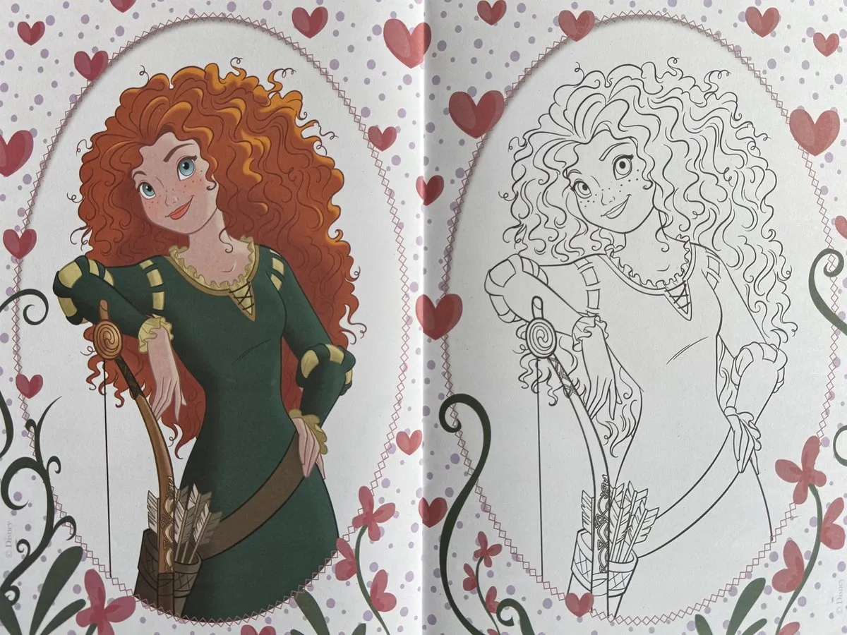 Disney Princess Kleurboek - 32 Pagina's - Multicolor - afbeelding 4 van 6
