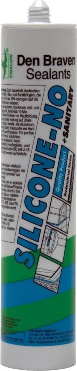 Den Braven Zwaluw Silicone NO 310 ml jasmijn