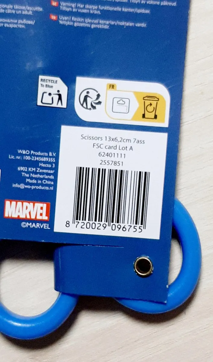 Disney Marvel Spidey and Amazing Friends Schaar - Blauw Groen - 13cm