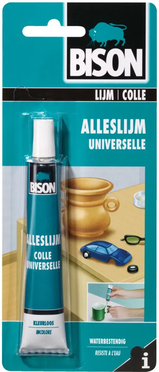 Bison Alleslijm 25ml - Kleurloos - Waterdicht