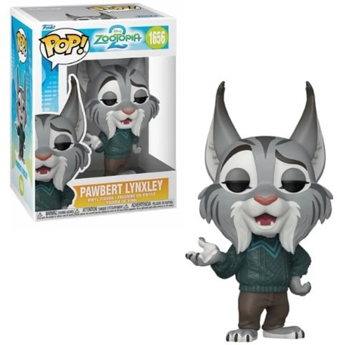Funko Pop! Disney Zootopia 2 Pawbert Lynxley #1656 - Multicolor
