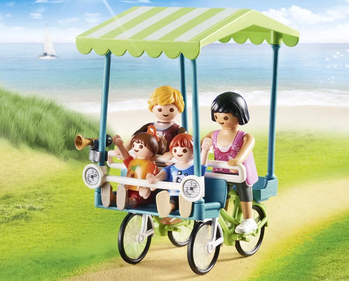 Playmobil Familiefiets 70093 - Multicolor - afbeelding 3 van 6