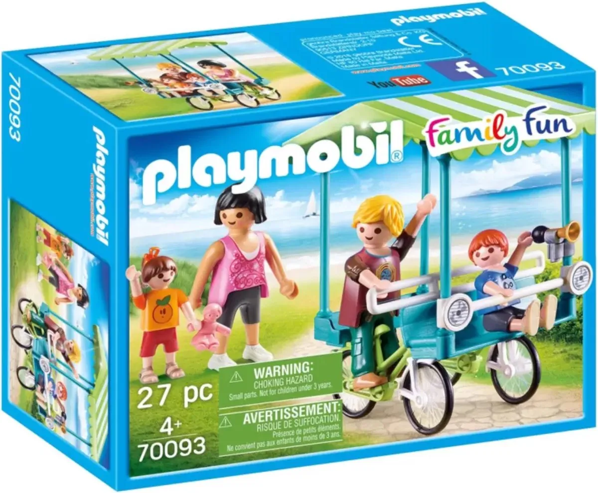 Playmobil Familiefiets 70093 - Multicolor - afbeelding 6 van 6