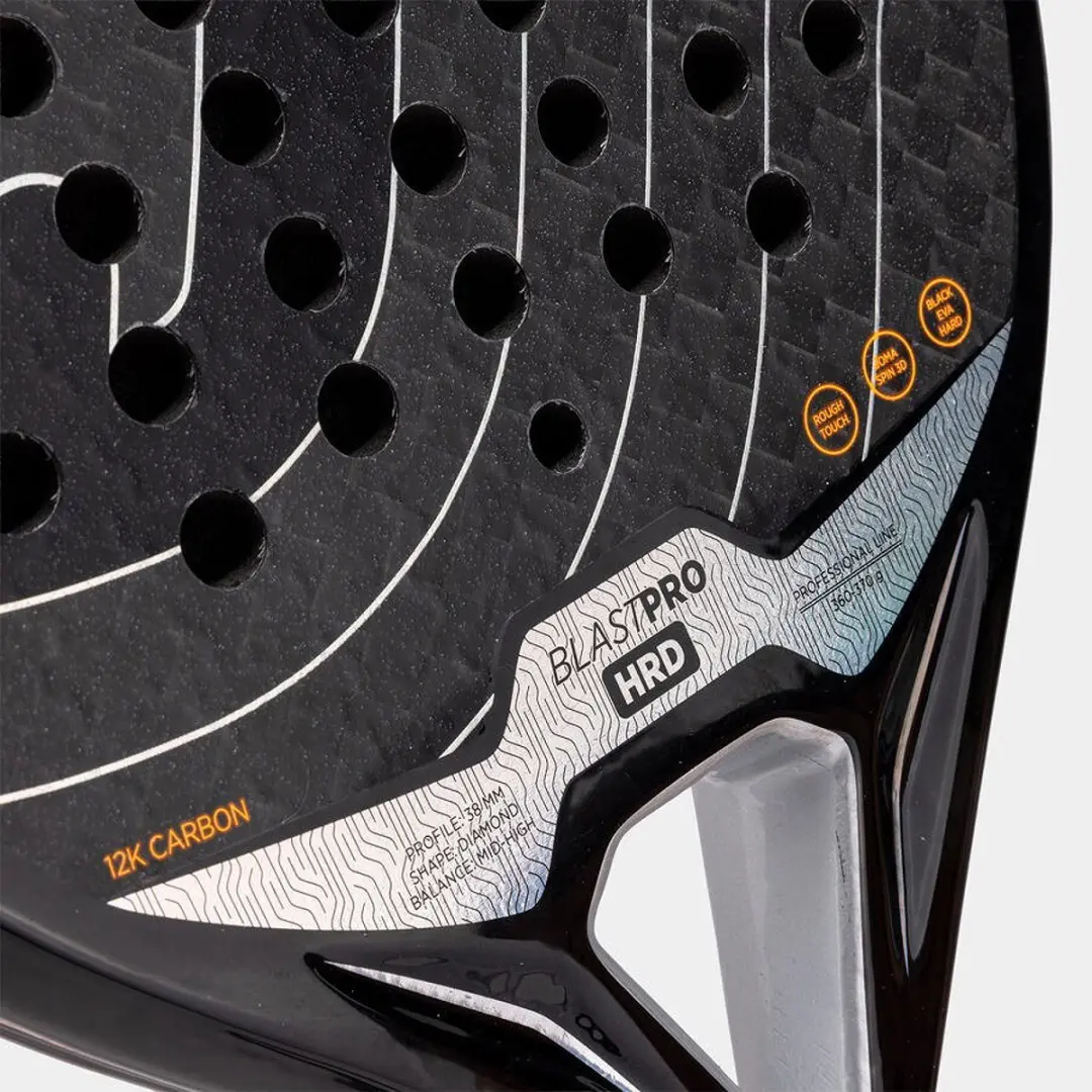 Joma Blast Pro HRD Padelracket - L2 - Zwart - afbeelding 4 van 6