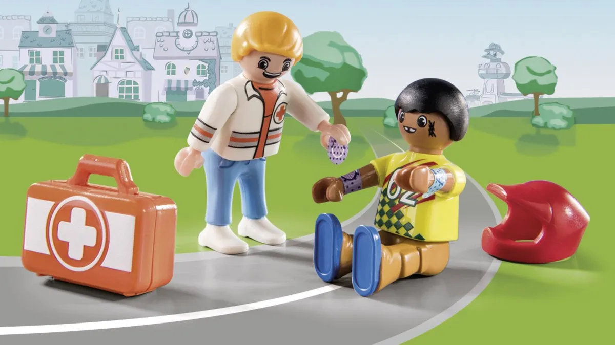 Playmobil Duck On Call Ambulance 70919 - Multicolor