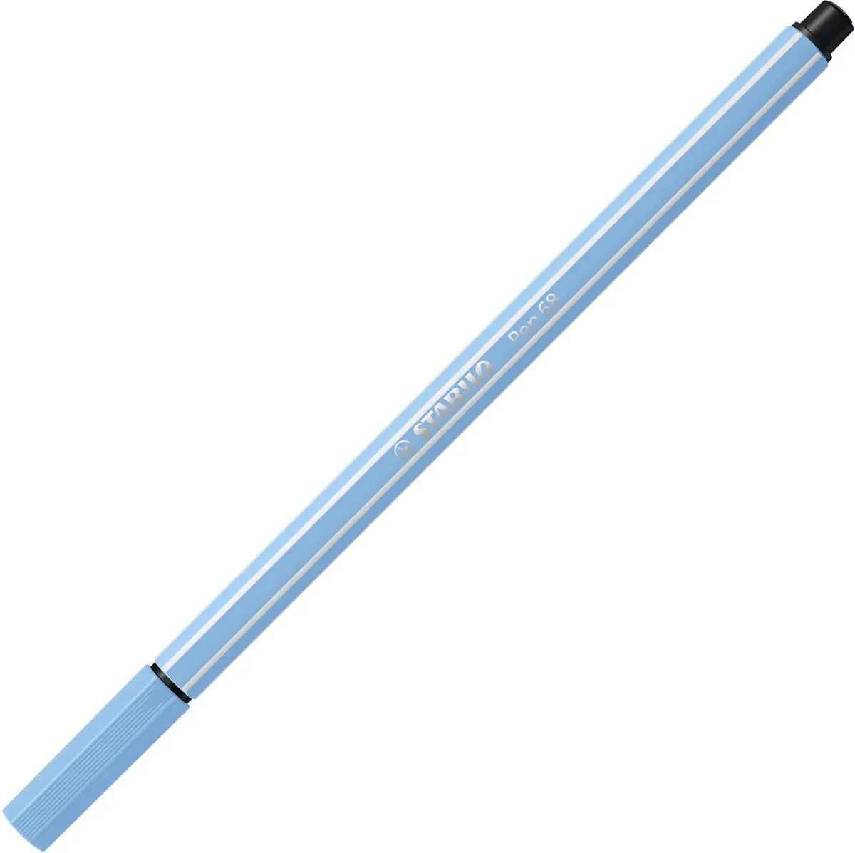 STABILO Pen 68 Premium Viltstift - Kobaltblauw Licht