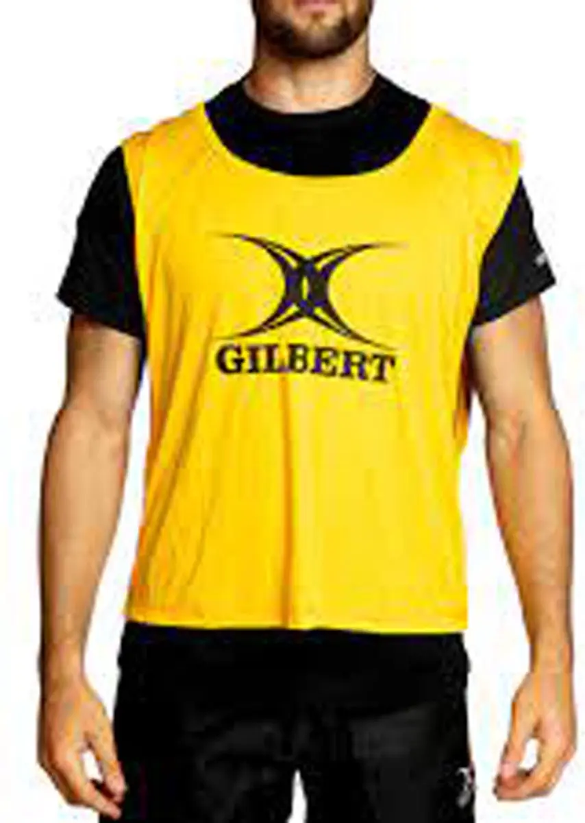 Gilbert Rugbyhesje Polyester Geel