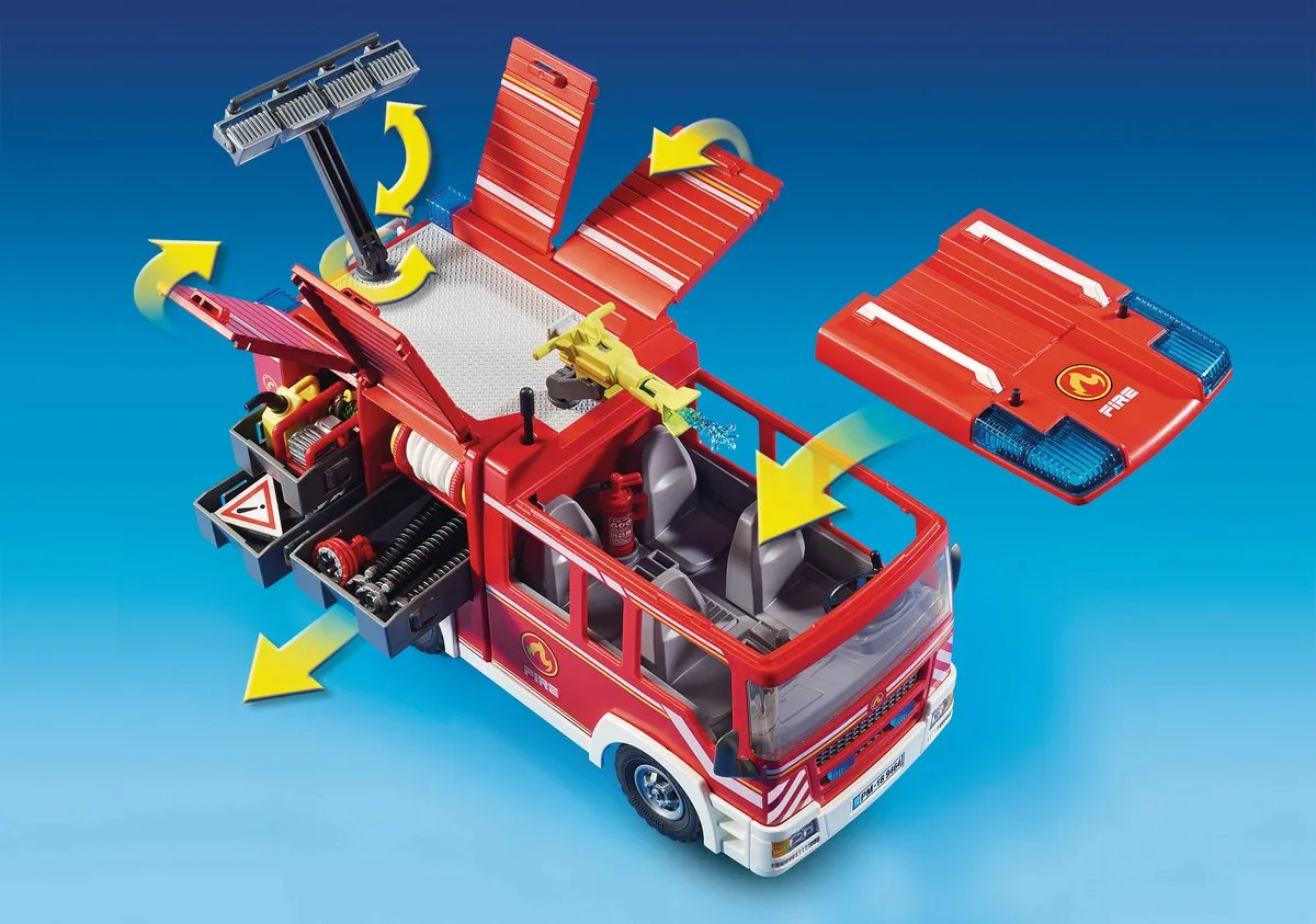 Playmobil City Action Brandweer Pompwagen 9464 - Multicolor